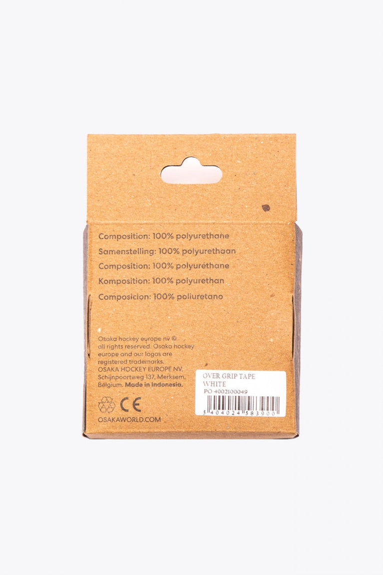 Osaka over grip tape white in packaging back view