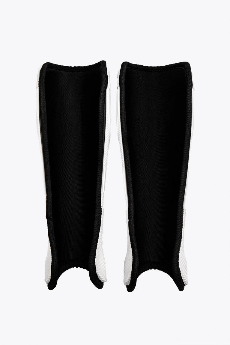 Osaka Shinguard white and black with logo. Back view