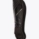 Osaka black shinguard with logo. Side view
