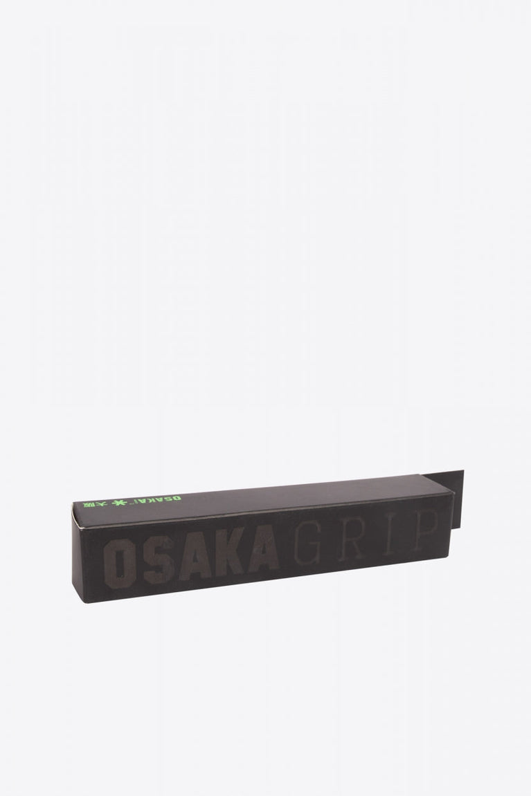 Osaka buffed black soft touch grip. packaging