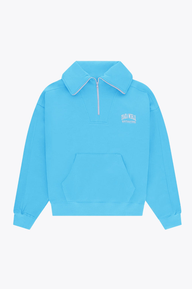 Osaka Women Half Zip Sweater | Blue Topaz