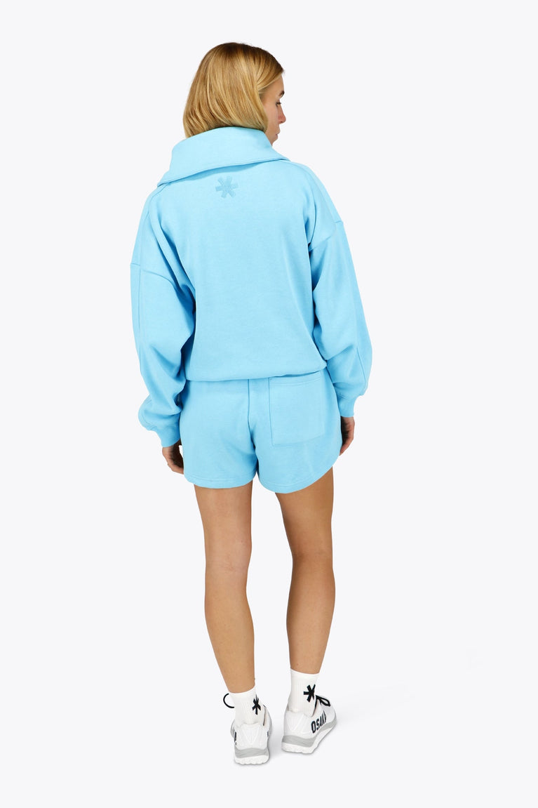 Osaka Women Half Zip Sweater | Blue Topaz