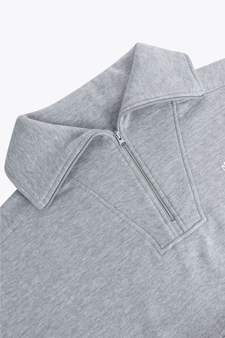 Osaka Women Half Zip Sweater | Heather Grey