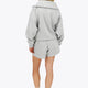 Osaka Women Half Zip Sweater | Heather Grey