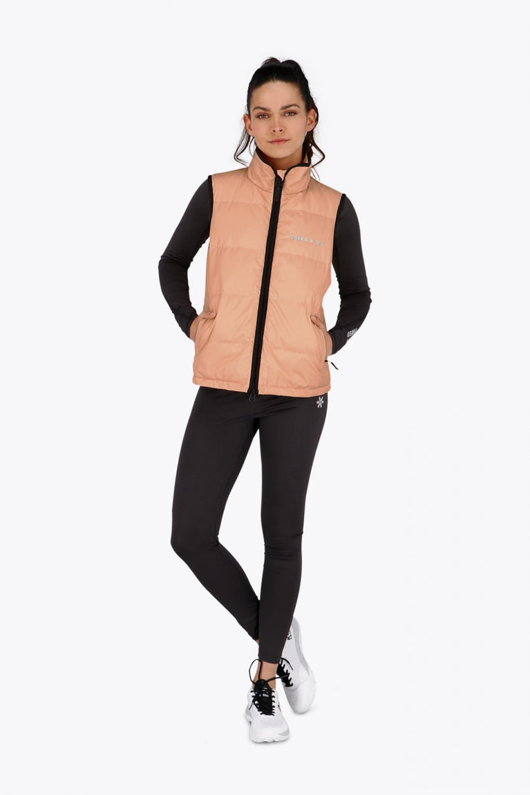 Osaka Women Padded Gilet | Peach