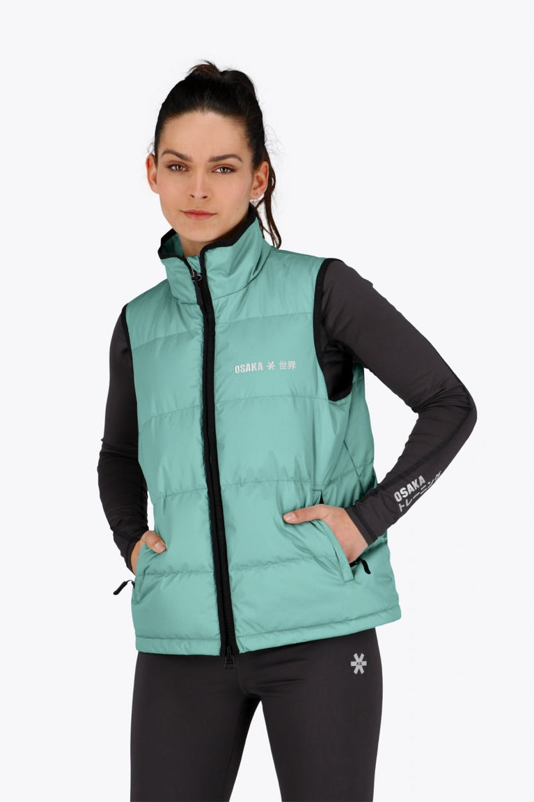 Osaka Women Padded Gilet | Green