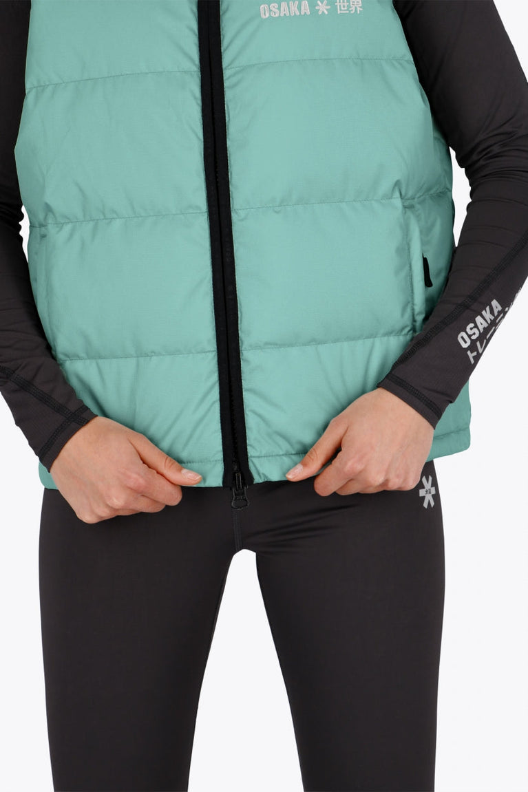 Osaka Women Padded Gilet | Green