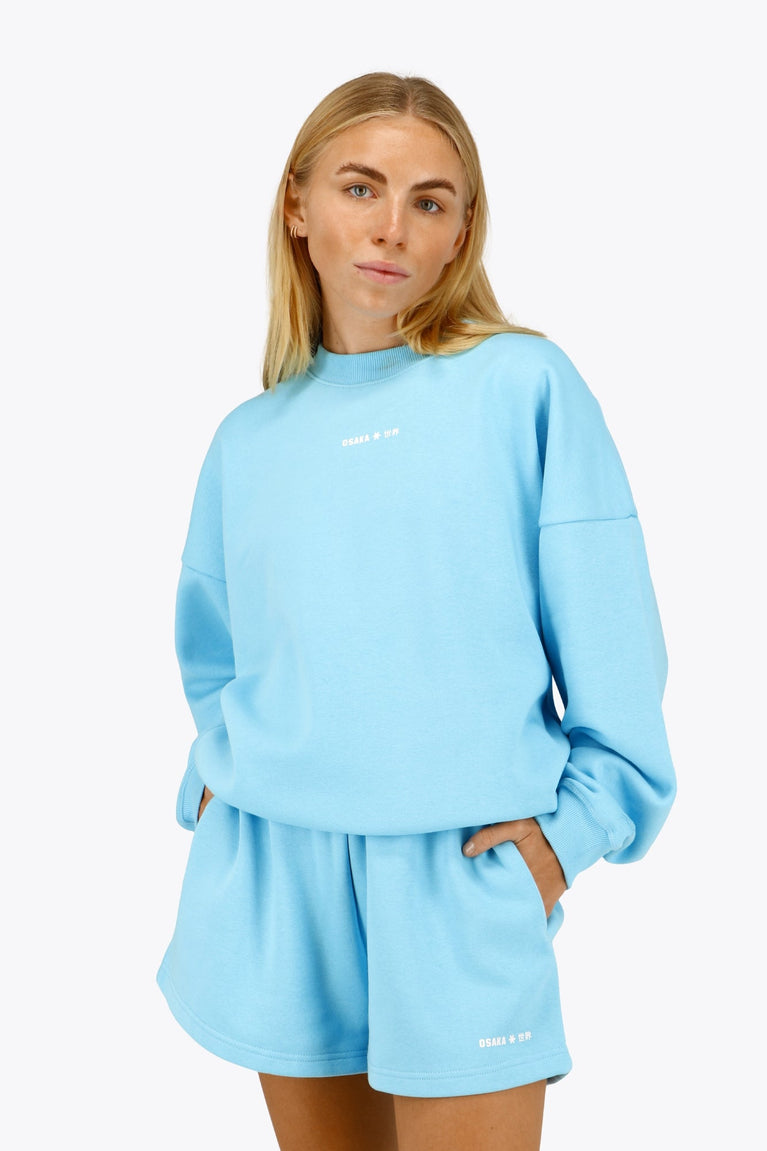 Osaka Women Sweater | Blue Topaz