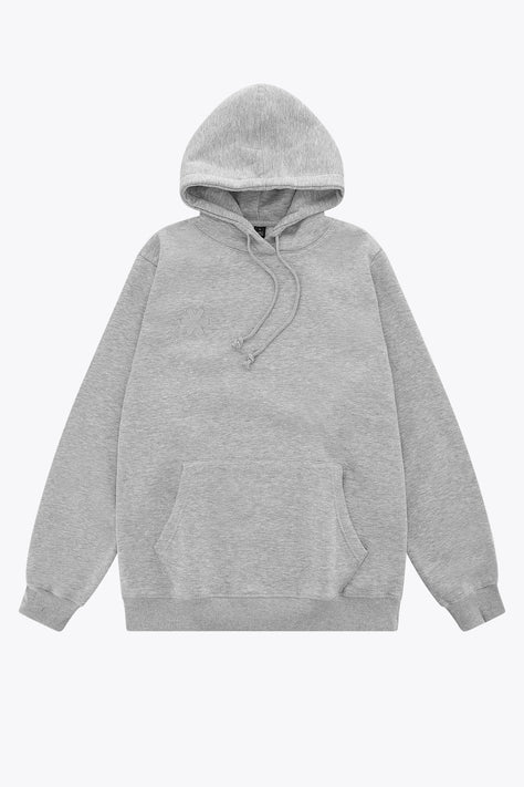 Osaka Unisex Hoodie Basic | Grey Melange Osaka Unisex Hoodie Basic | Grey Melange