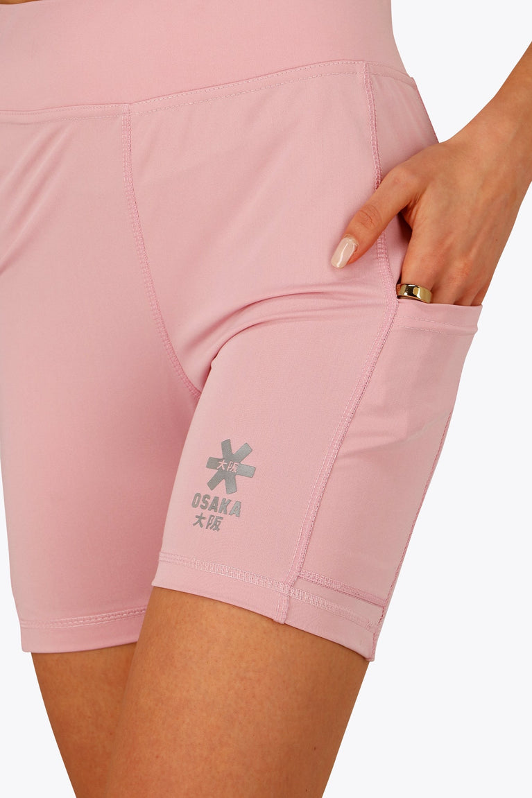 Osaka Women Tech Biker Shorts | Fondant Pink