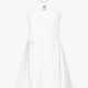 Osaka Women Pleated Tech Dress | White