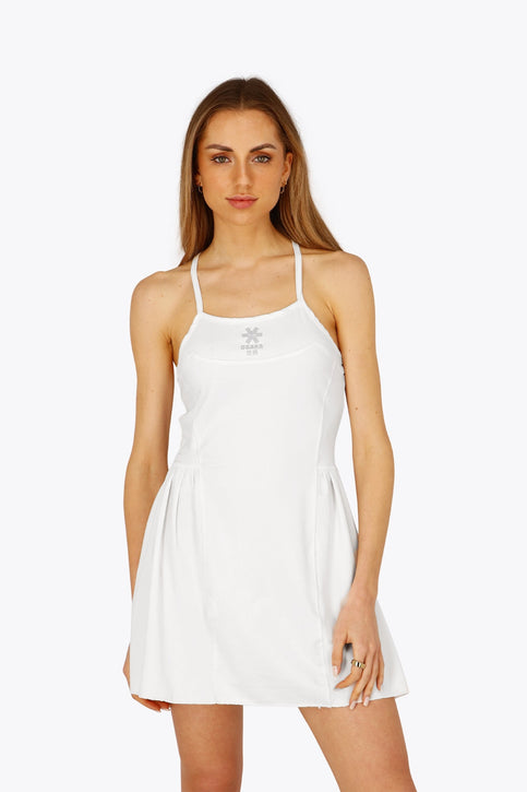 Osaka Women Pleated Tech Dress | White Osaka Women Pleated Tech Dress | White