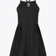 Osaka Women Pleated Tech Dress | Black