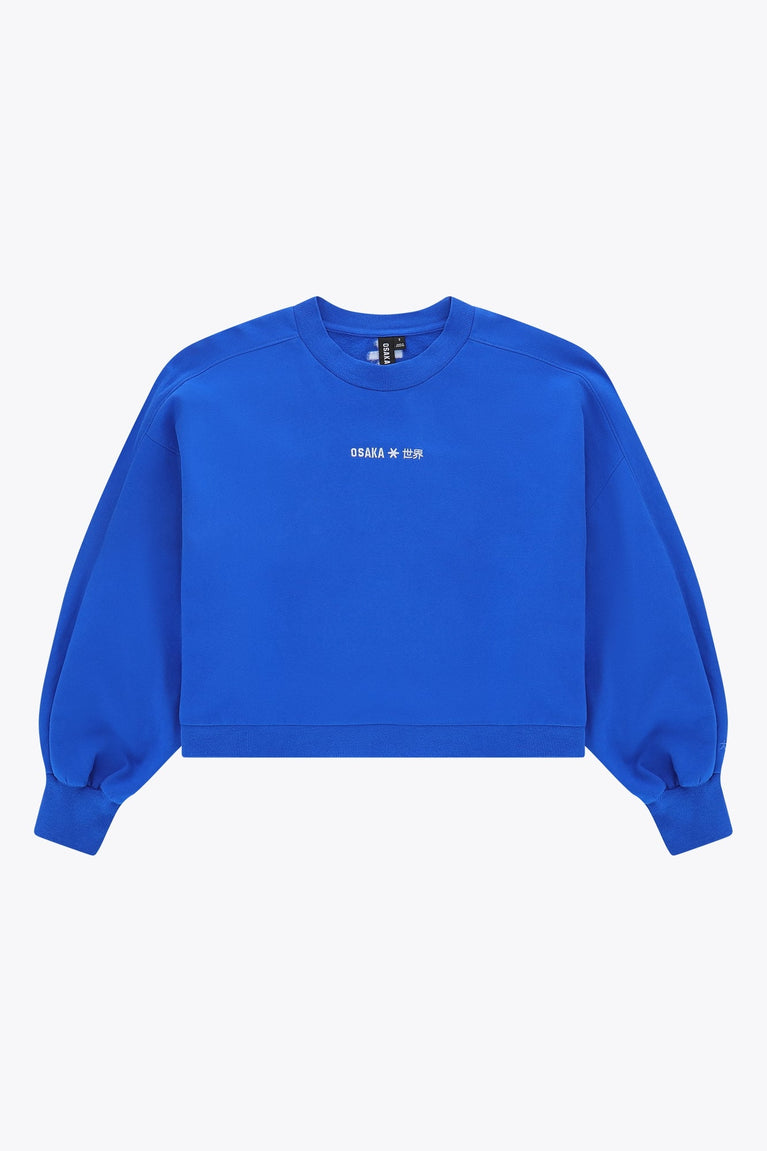 Osaka Women Cropped Sweater | Princess Blue