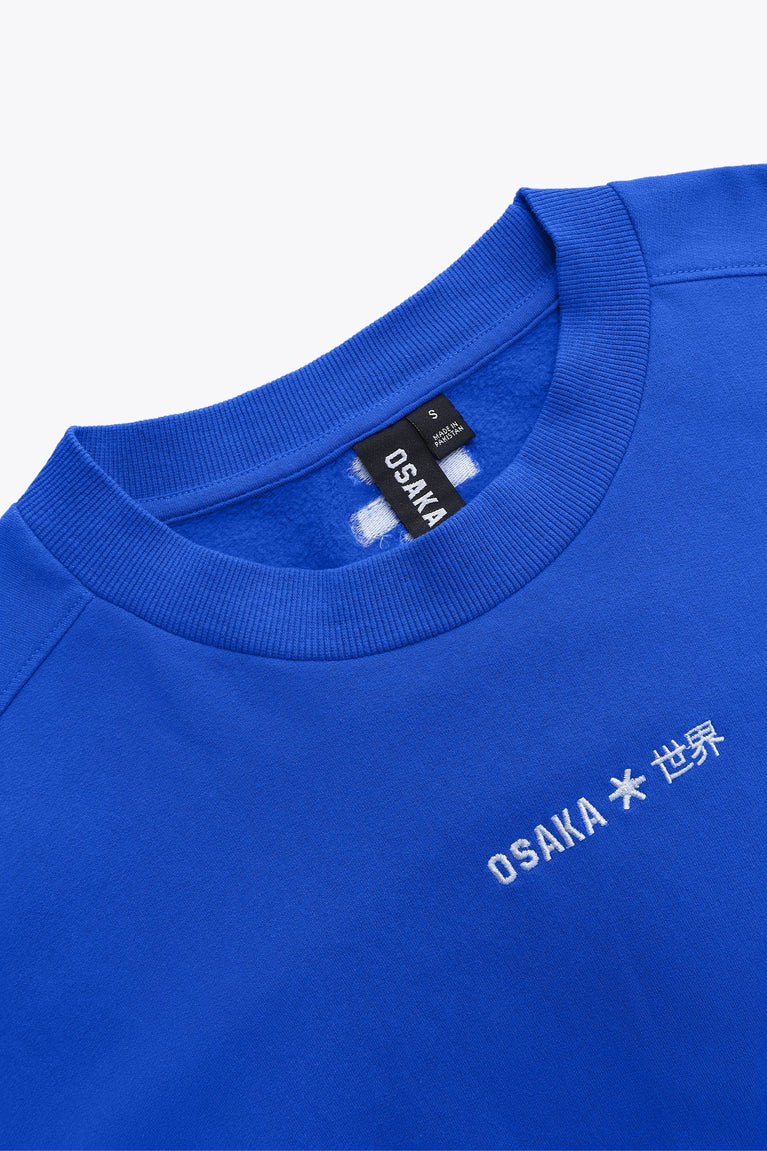 Osaka Women Cropped Sweater | Princess Blue