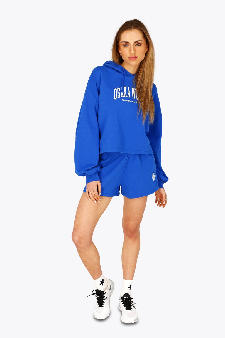 Osaka Women Cropped Hoodie | Princess Blue