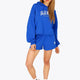 Osaka Women Cropped Hoodie | Princess Blue