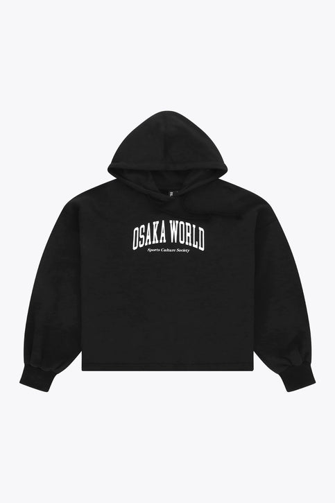 Osaka Women Cropped Hoodie | Black Osaka Women Cropped Hoodie | Black
