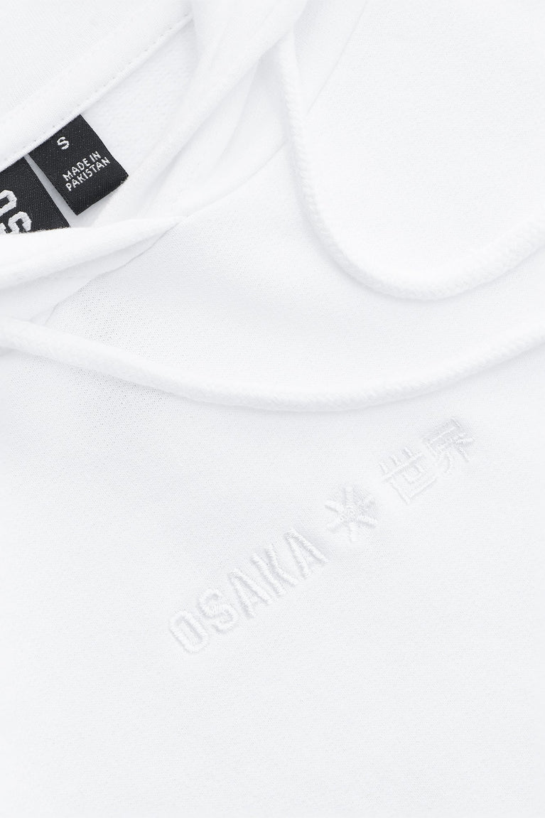 Osaka Women Cropped Hoodie | White