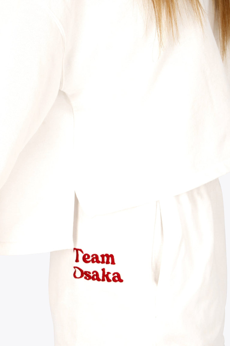 Osaka Women Cropped Hoodie | White
