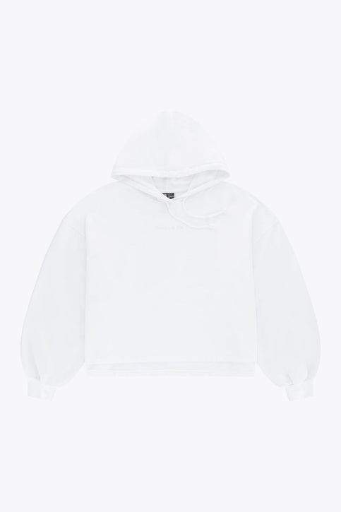 Osaka Women Cropped Hoodie | White Osaka Women Cropped Hoodie | White