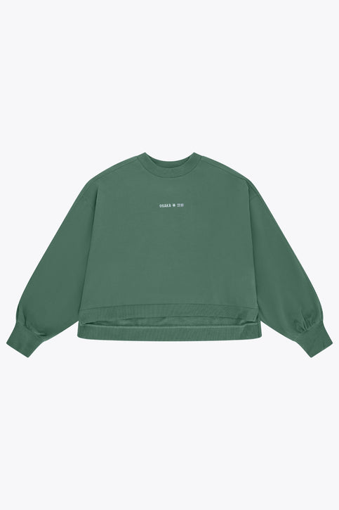 Osaka Women Cropped Sweater | Bayou Green Osaka Women Cropped Sweater | Bayou Green