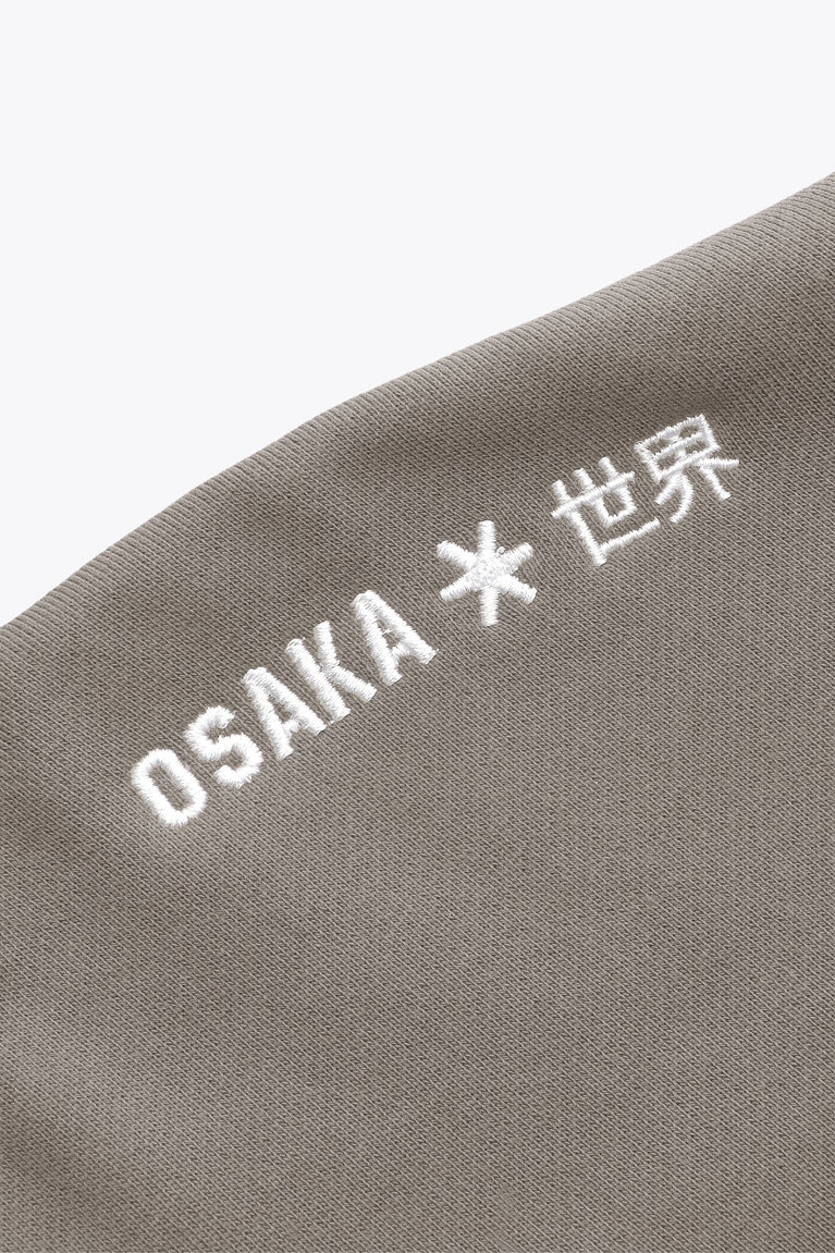 Osaka Women Cropped Full Zip Hoodie | Cloudburst