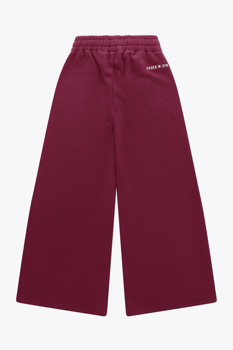 Osaka Women Sweatpants Wide Leg | Cherry Lacquer