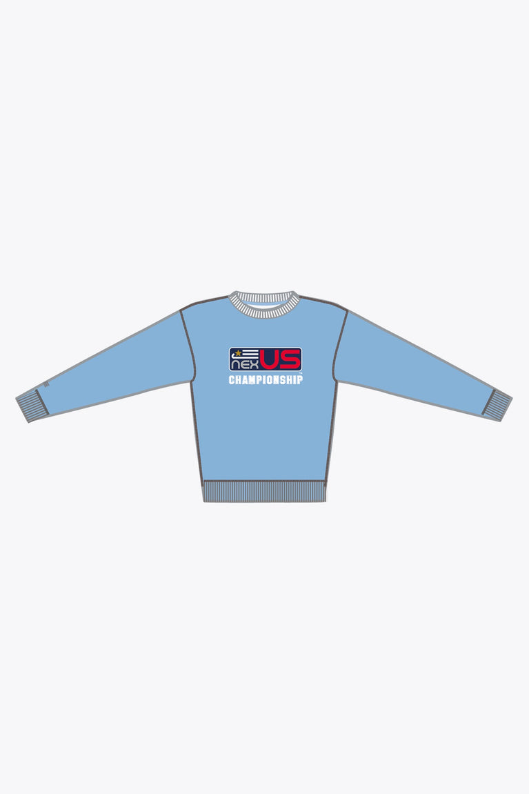 Osaka x Nexus Unisex Sweater - Signature | Carolina Blue