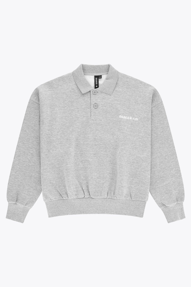 Osaka Men Polo Sweater | Heather Grey
