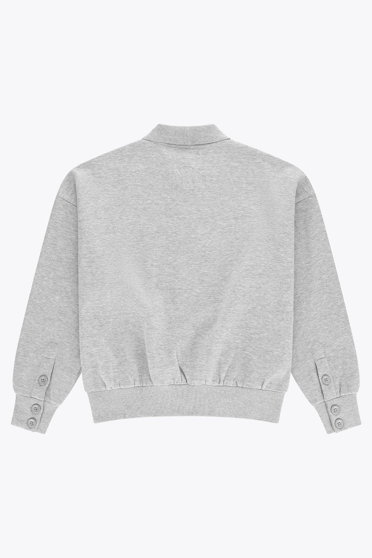 Osaka Men Polo Sweater | Heather Grey
