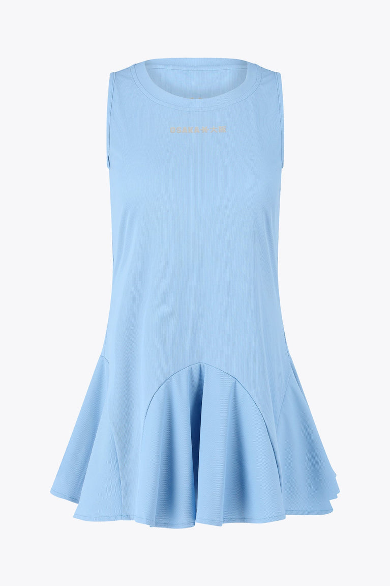 Osaka Women Baseline Rib Dress | Silver Lake Blue