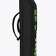Osaka sports stickbag large in black with logo in green. Side view