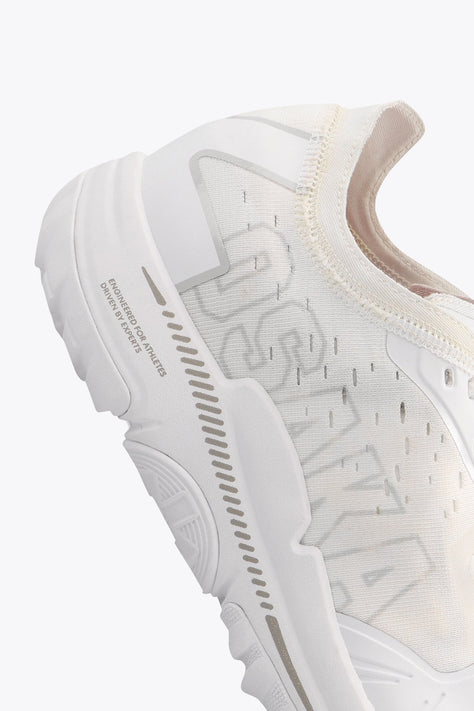 Osaka Footwear IDO Mk1 | Triple White Osaka footwear Ido Mk1 in white with logo in white. Side view