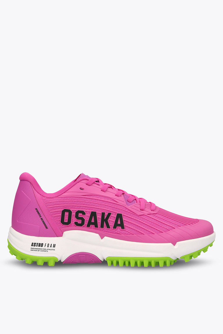 Osaka Ryu Elite Performance Turf Shoe | Field Hockey Shoe Side of Shoe #Rose-Bud