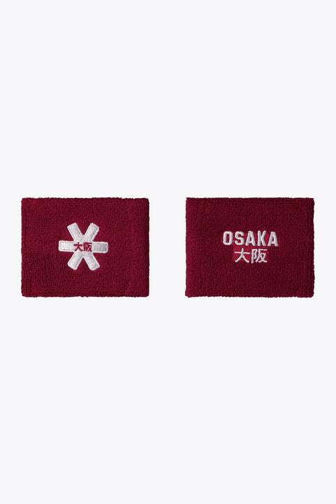 Osaka Sweatband Wrists | Cherry Lacquer Osaka Sweatband Wrists | Cherry Lacquer