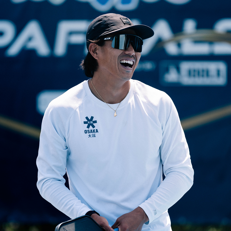 OSAKA Pickleball Athlete Kento Tamaki Smiling at the PPA Finals