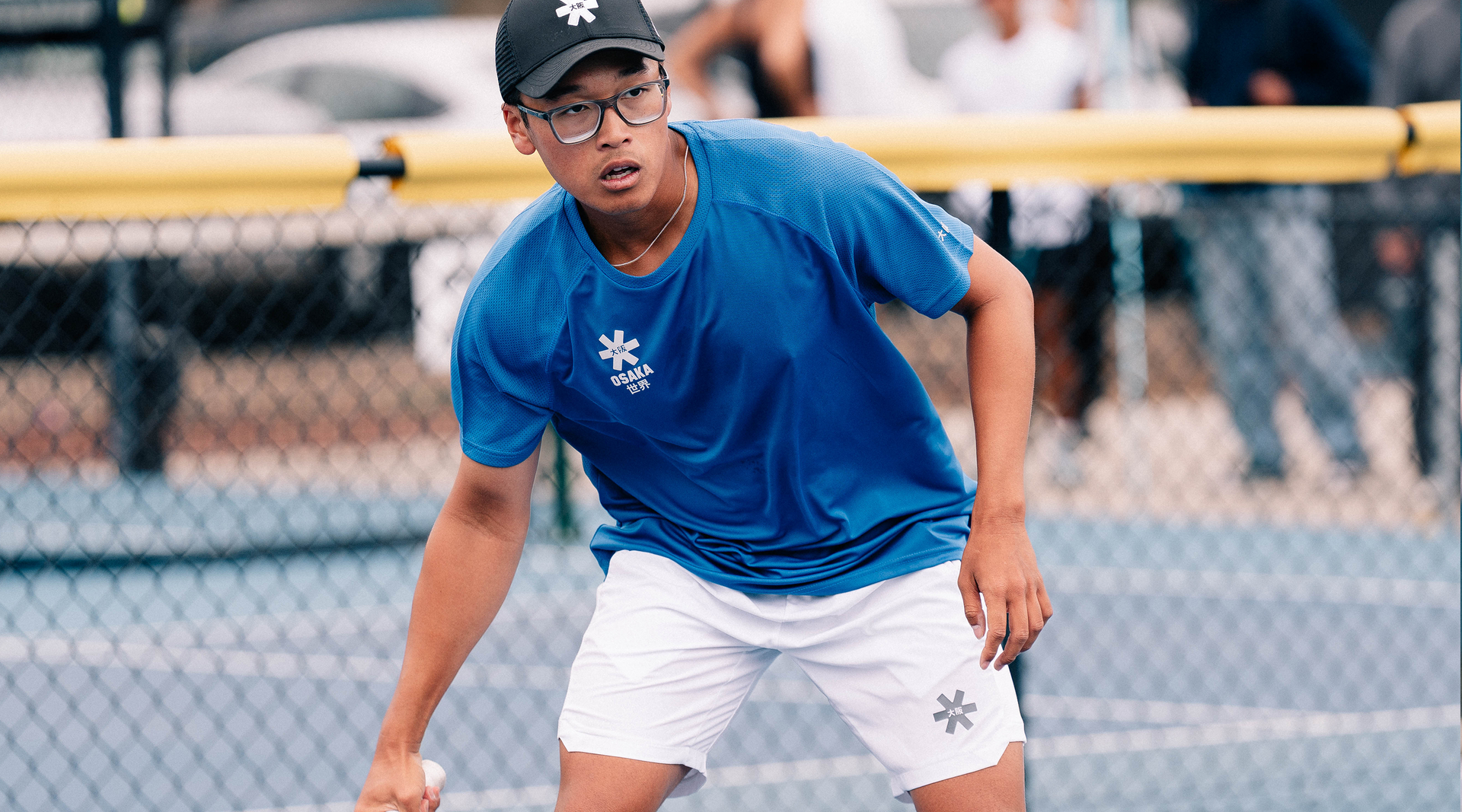 OSAKA Pickleball Athlete Ninh Nguyen mid match color