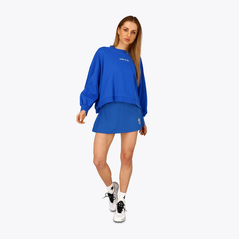 Osaka World Women Floucy Active Skort Princess Blue | #Princess-Blue | Full model in Princess blue skort