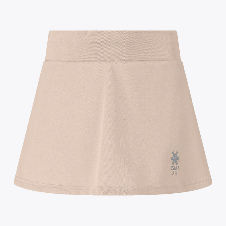 Osaka Women Floucy Active Skort Sustained Grey | #Sustained-Grey | Front of skort