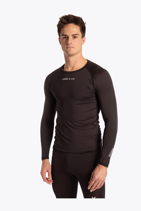 Osaka Men Baselayer Top | Black Osaka Men Baselayer Top | Black