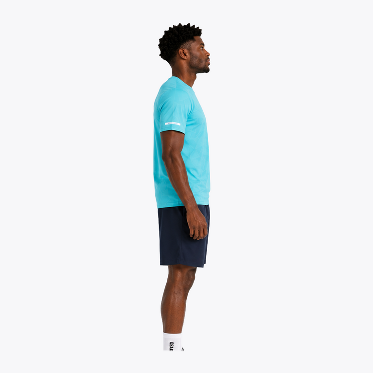 Osaka Men Training Tee Mesh | Aquatic Blue