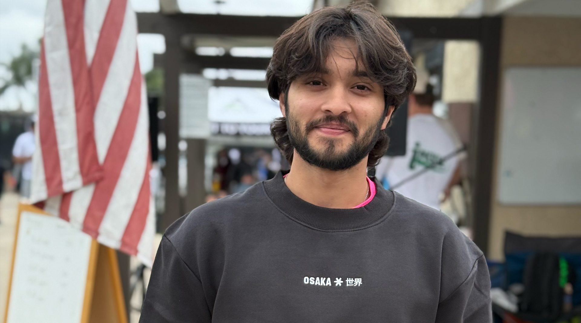 OSAKA Athlete Atif Sheikh front and center at a pickleball tournament