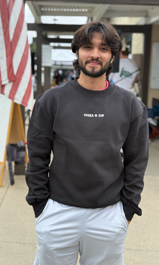 OSAKA Athlete Atif Sheikh front and center at a pickleball tournament