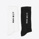 Osaka Duo Pack Sports Socks | Black-White