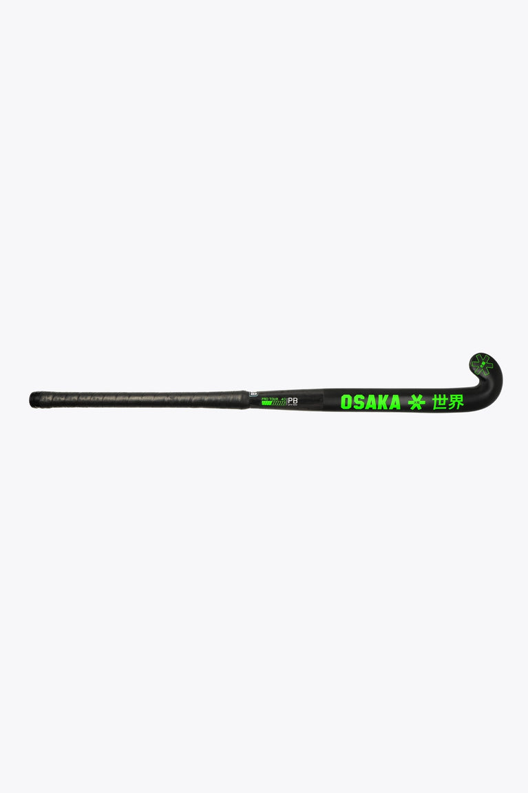 Osaka Field Hockey Stick Pro Tour 40 2.0 - Pro Bow - LTD Edition White | Iconic Black