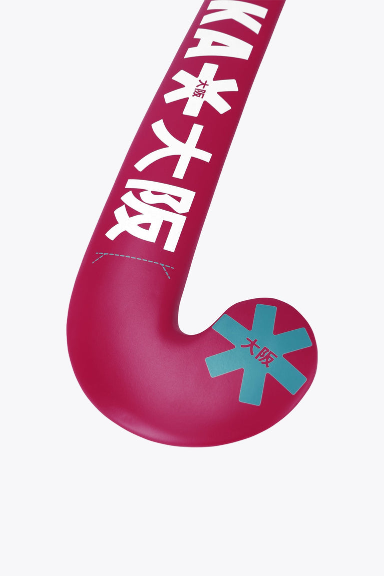 Osaka Indoor Hockey Stick Mid Bow WD | Raspberry