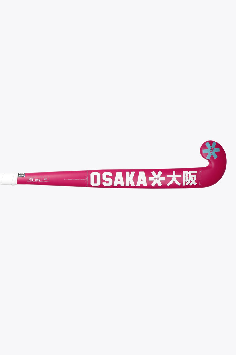 Osaka Indoor Hockey Stick Mid Bow WD | Raspberry