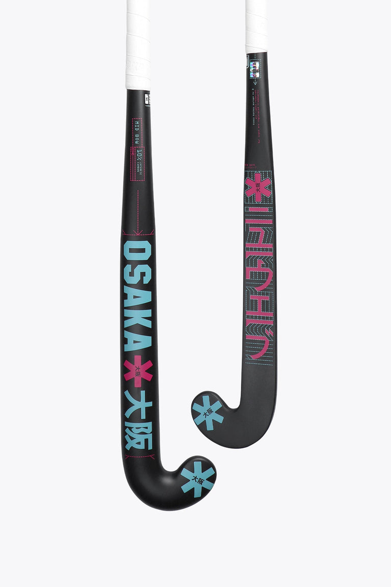 Osaka Field Hockey Stick Mid Bow 10 | Retro Blue-Raspberry