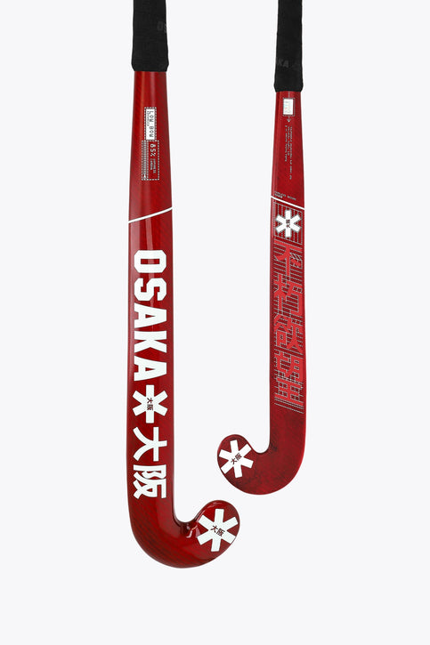 Osaka Field Hockey Stick Low Bow Advanced 85 | Pompeian Red Osaka Field Hockey Stick Low Bow Advanced 85 | Pompeian Red